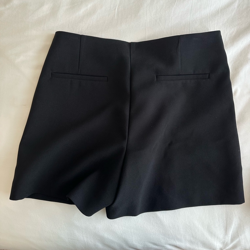 Black High-Waist Women’s Tailored Shorts
